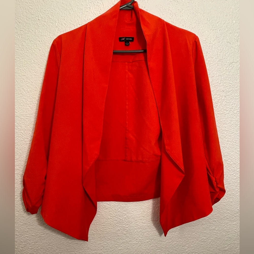 Orange Blazer size Large